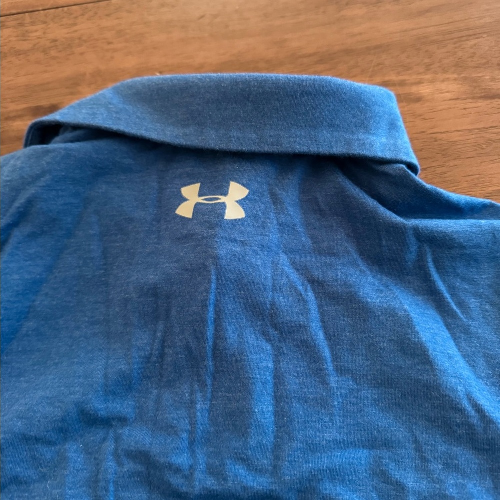 Under Armour Blue Polo Shirt with Logo